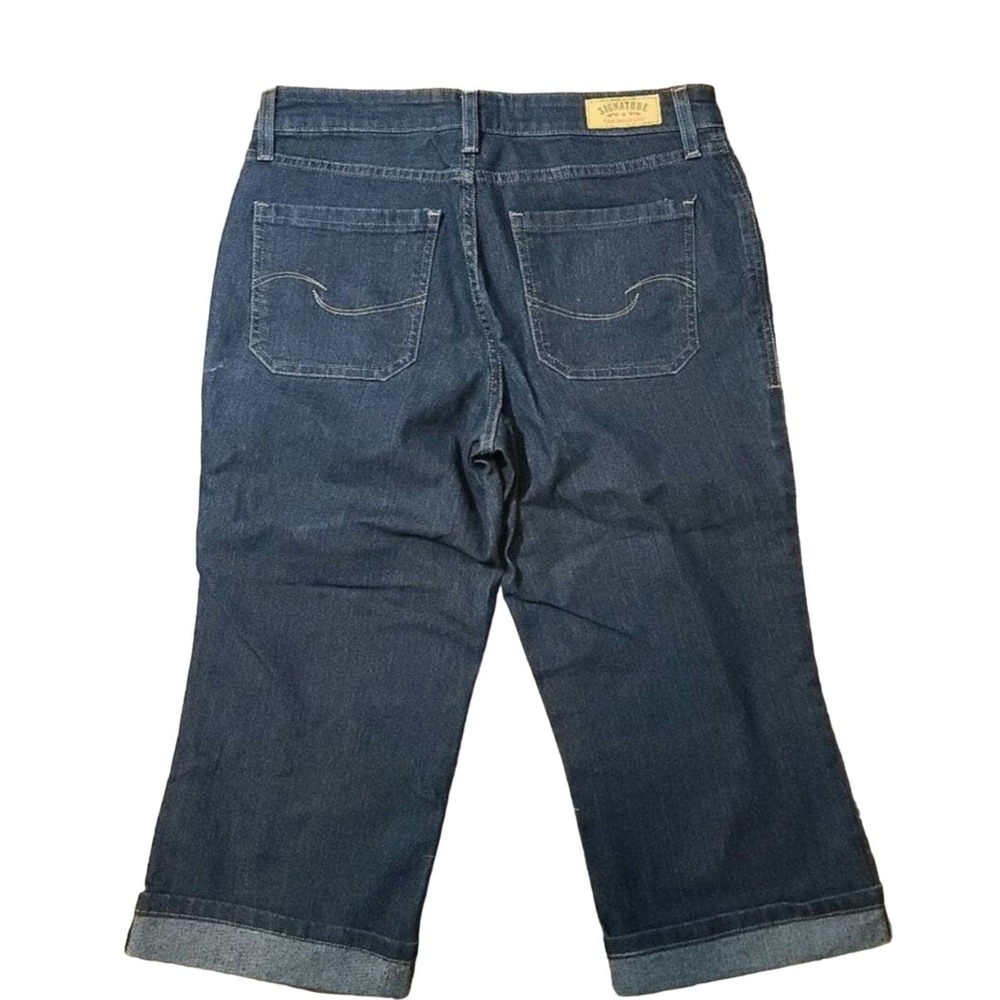 Levi Jean capris Denim Darkwash Capri Cropped